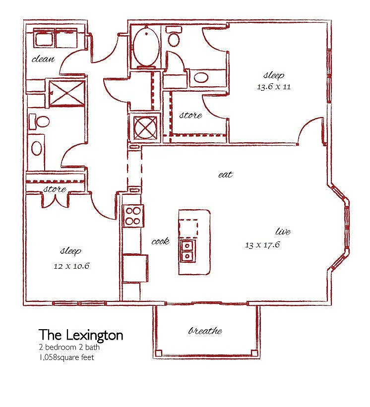 Floor plan The Lexington