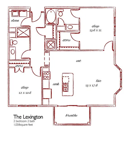 Floor plan The Lexington
