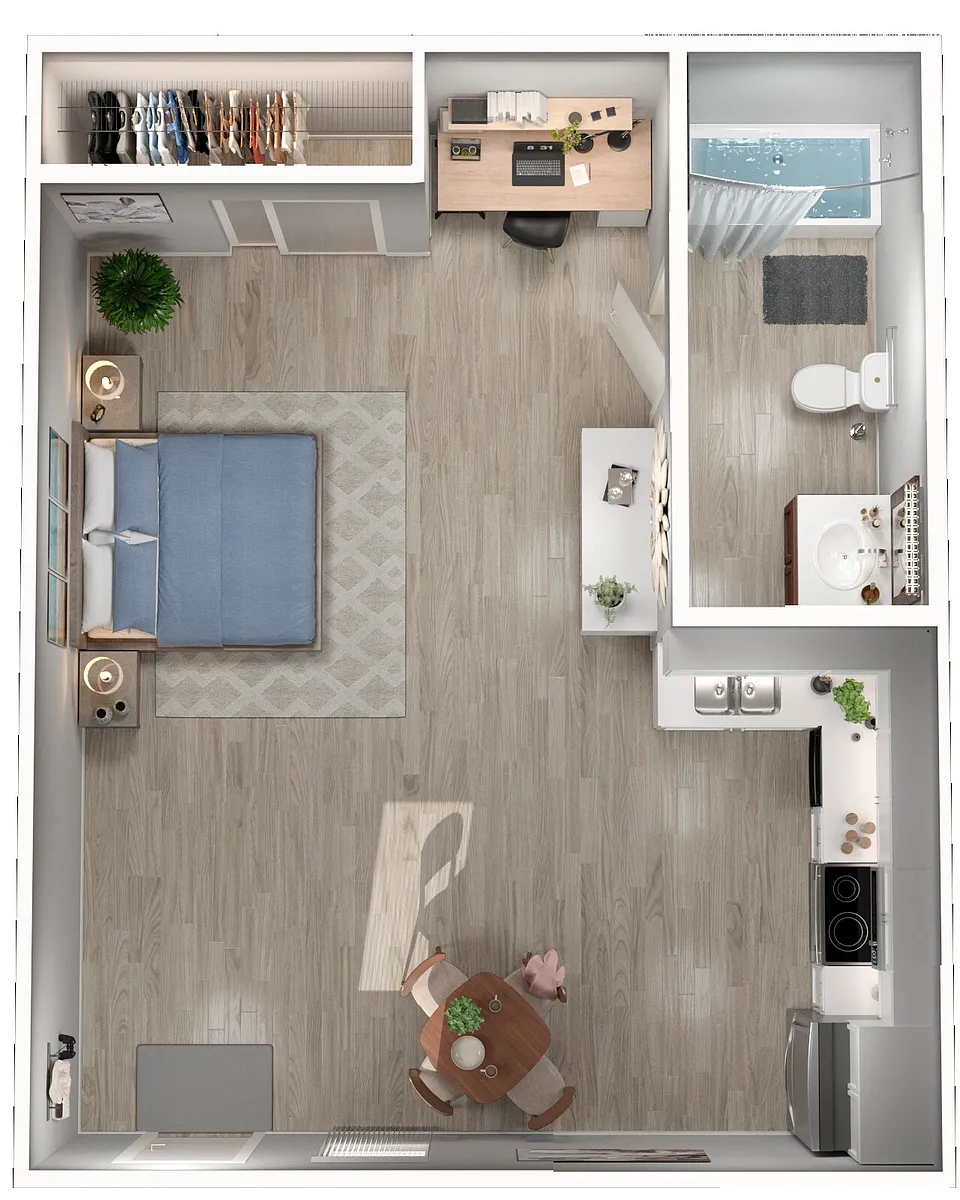 Floor plan Studio