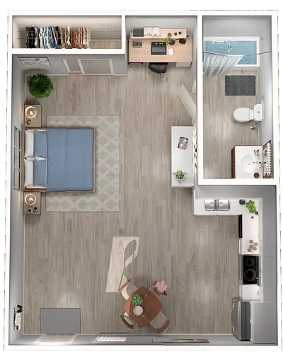 Floor plan Studio