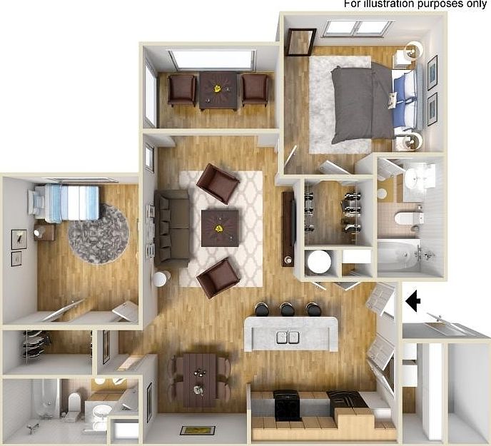 Two Bedroom Two Bath