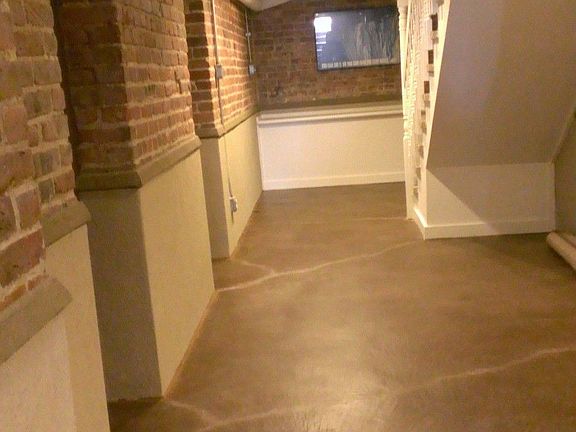 basement hall way