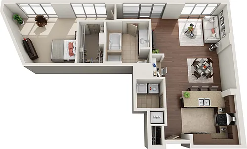 Floor plan A1H