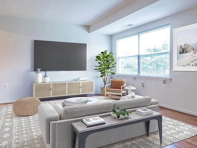 Living Room with Hardwood Floors