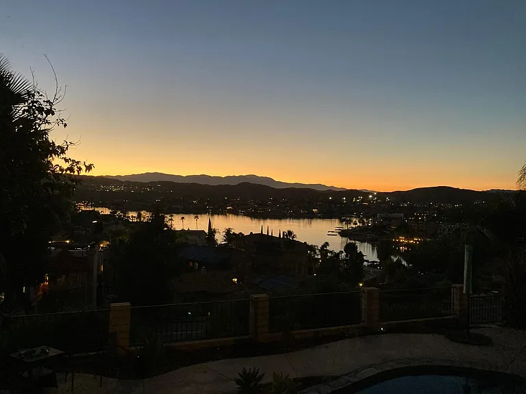 Magic sunset off the deck