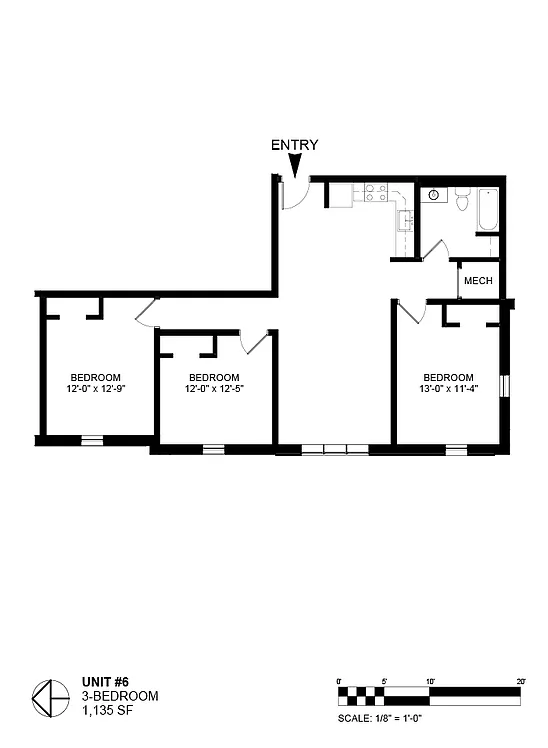 3 bed, 1.0 bath, $3,480 — Photo 2