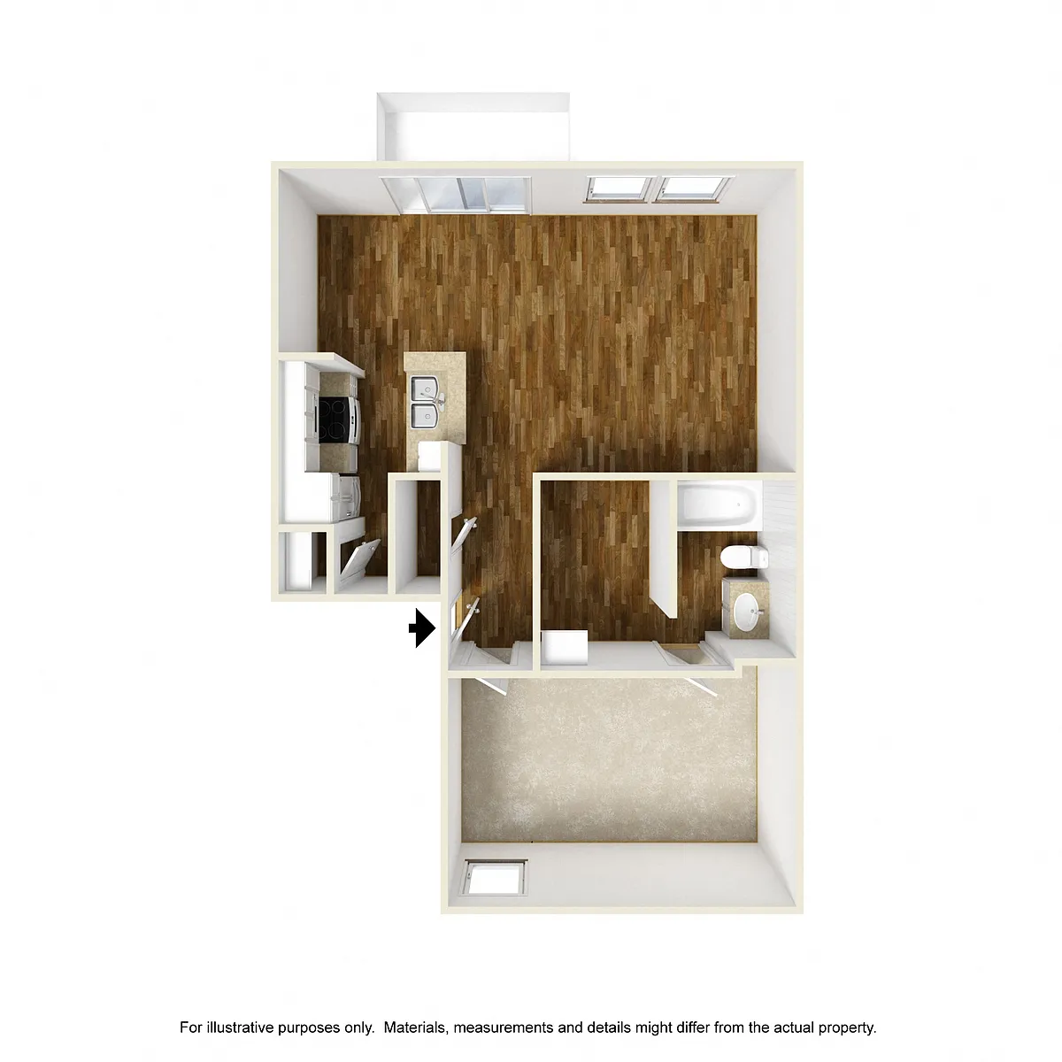 Floor plan Firestone-A1