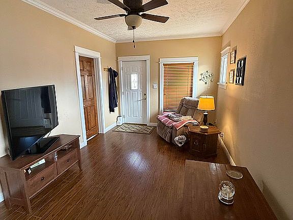 Living room facing entrance