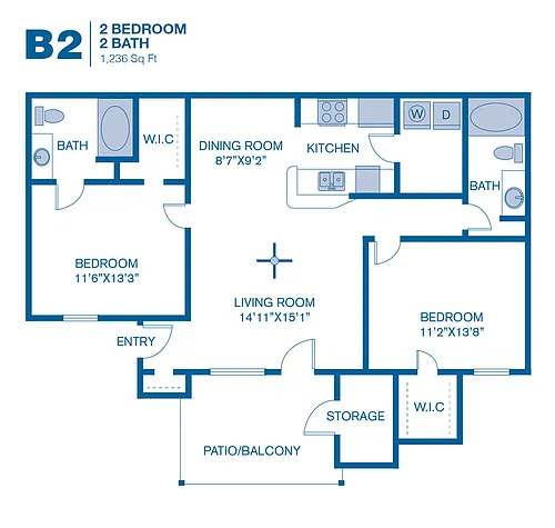 Floor plan B2