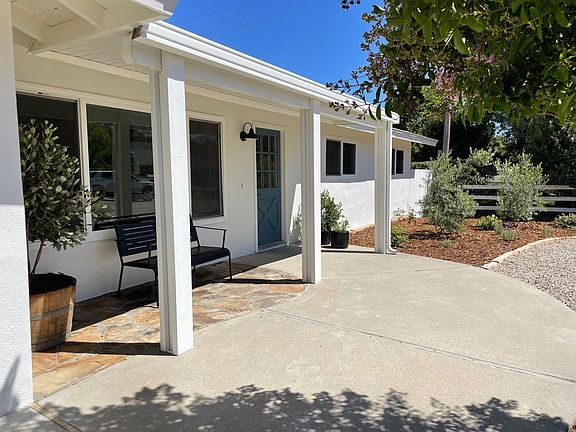 Front of home and entrance