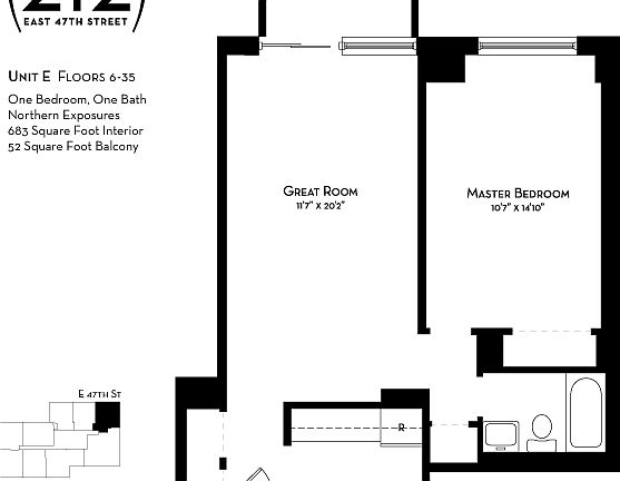 2nd image of 212 E 47th St APT 7E