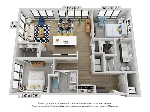 Floor plan The Slate