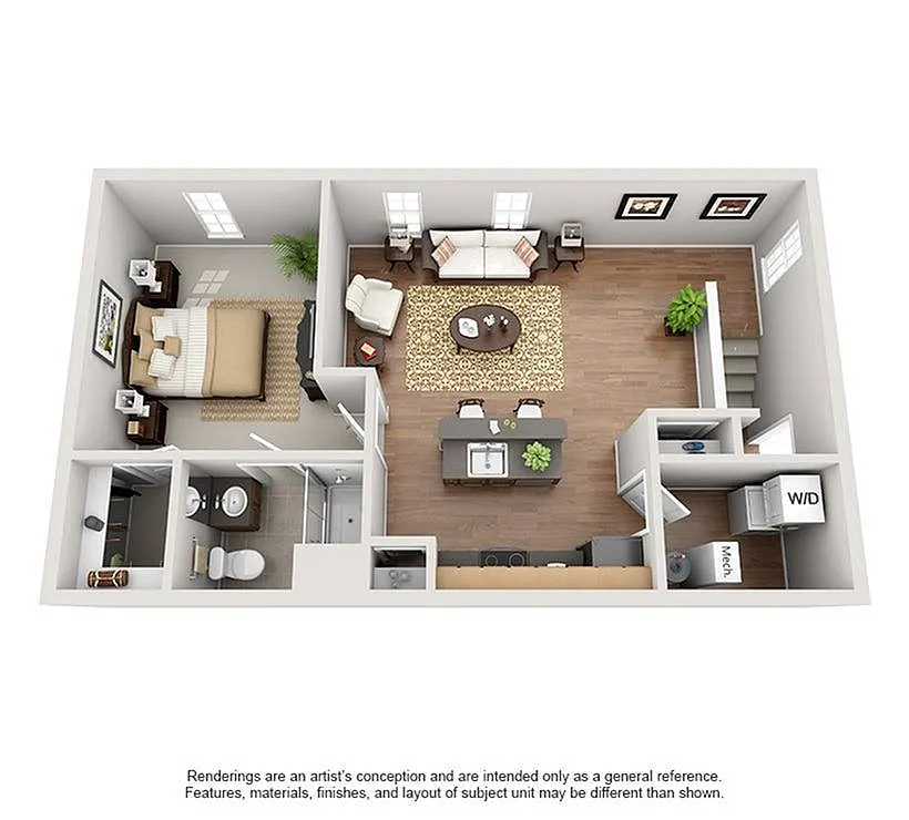 Floor plan Bentley Flat II