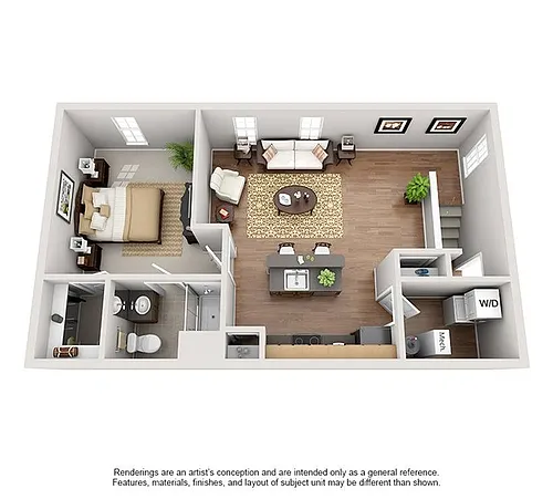 Floor plan Bentley Flat II