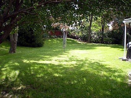 Great back yard for BBQs!