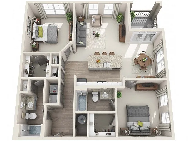 Floor plan B3