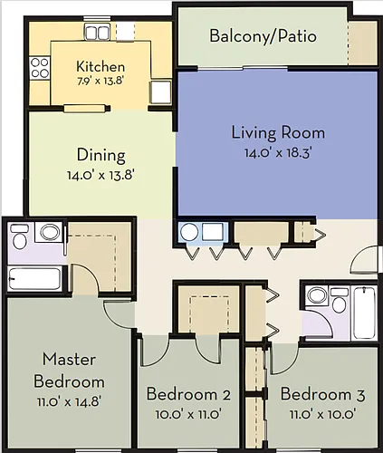 Floor plan Sandollar Cove II