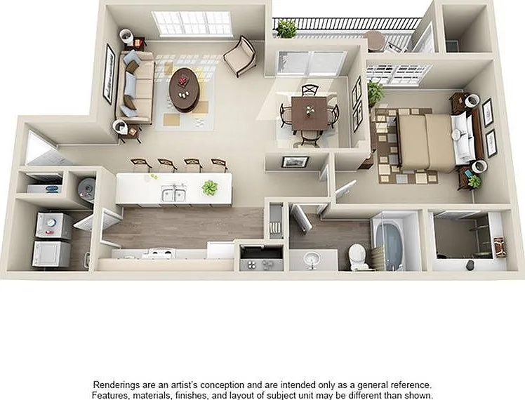 1 Bedroom | 1 Bath | 793 SF 1 Bedroom | 1 Bath | 793 SF