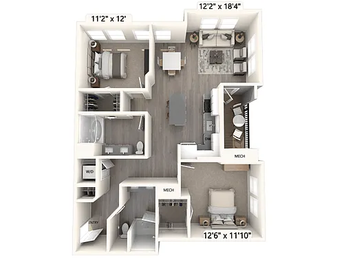 Floor plan B21U