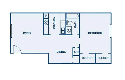Floor plan WB3 1x1