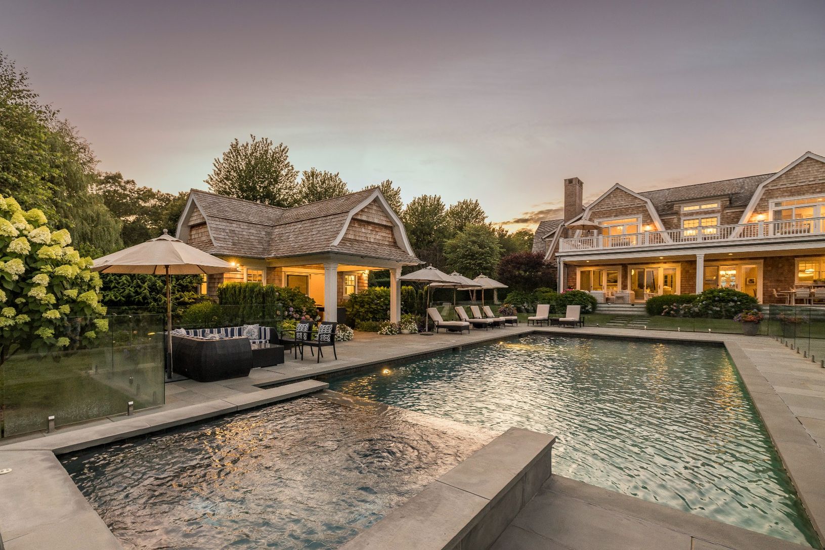 The spa waterfall sounds lovely