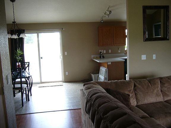 When you walk into the house