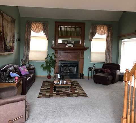 Living room view from door