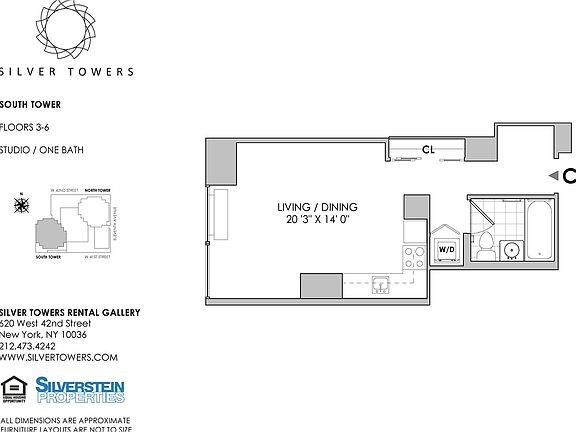 2nd image of 610 W 42nd St #S6c