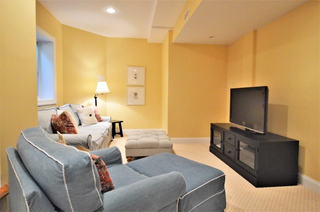  TV Room in Basement