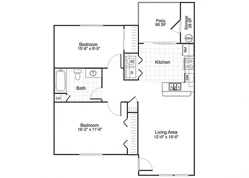 Floor plan B1