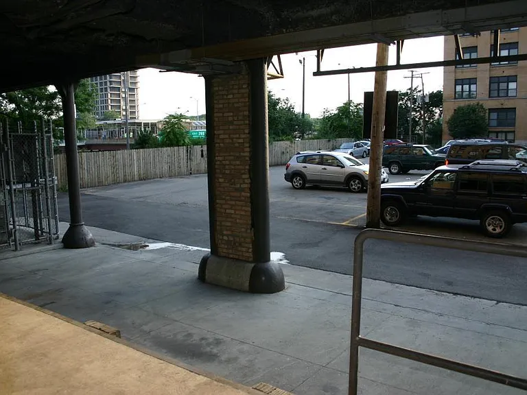 Loading Dock in back of building