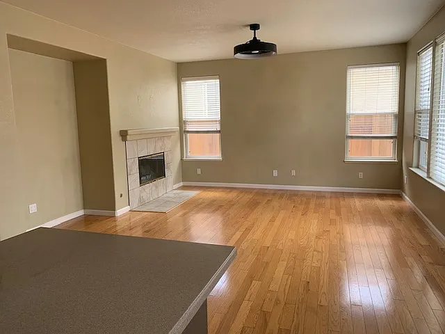 TV room next to kitchen
