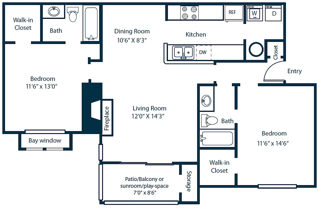 Floor plan B7 - Harmony