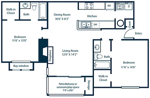 Floor plan B7
