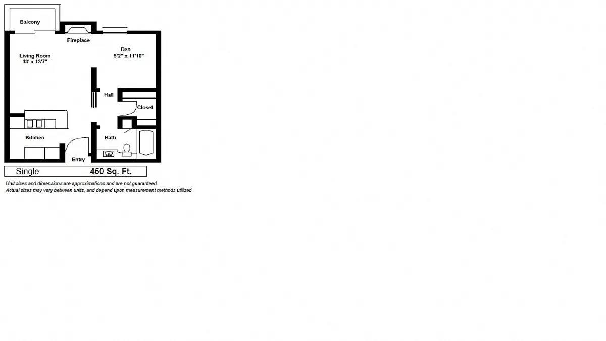 Floor plan Single