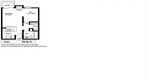 Floor plan Single