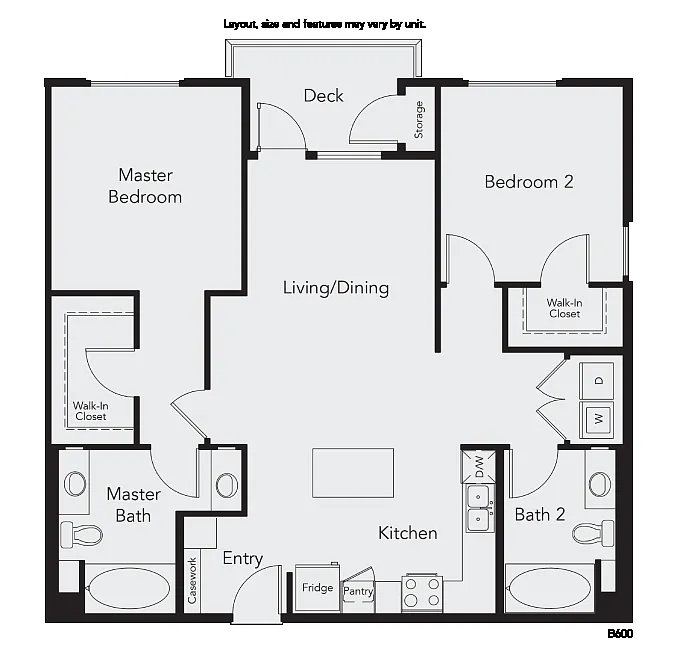 Floor plan B3