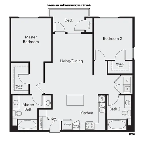 Floor plan B3