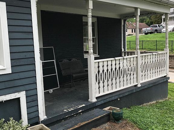 Covered porch.