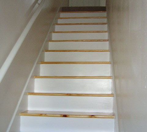 Brand new solid wood stairs
