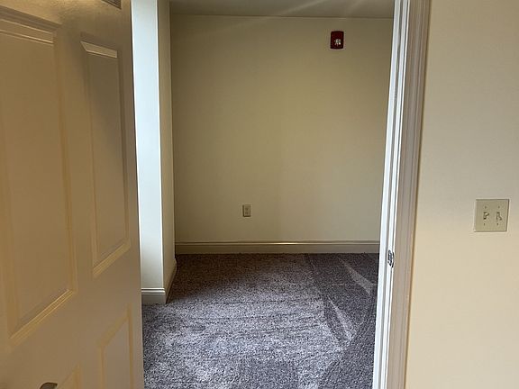 Bedroom entry off the living room