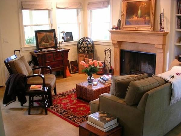 Living Room Fireplace Area