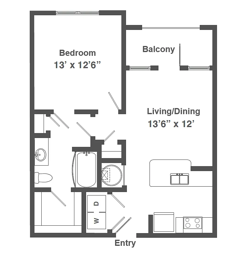 Floor plan A1-661