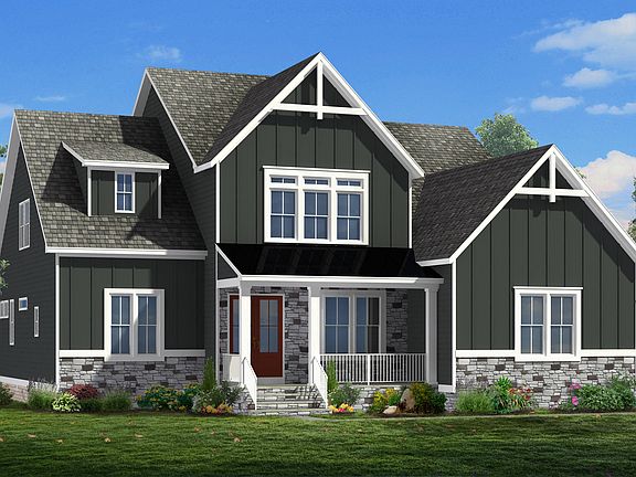 The Bancroft II - Farmhouse Elevation