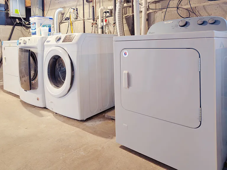 Laundry room with a separate laundry set for this rental unit.