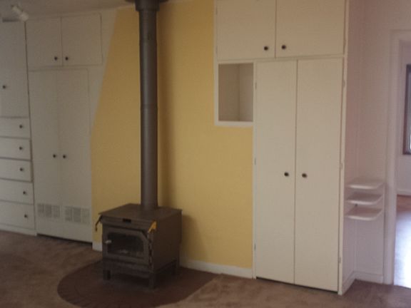 wood stove works really well