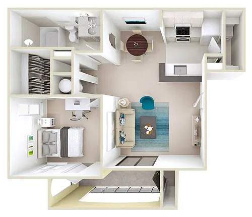 Floor plan Adobe Lily