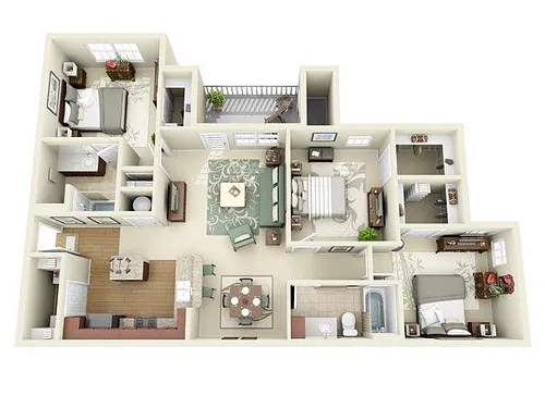 Floor plan The Denali