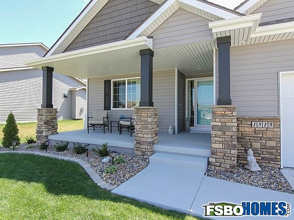 Front Porch with Freshly Painted Concrete
