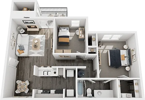 Floor plan B1R